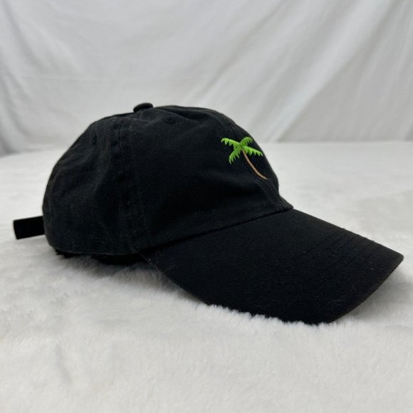 TopCulture Palm Tree Adjustable Cap Hat Adult Unisex Black - Picture 2 of 9